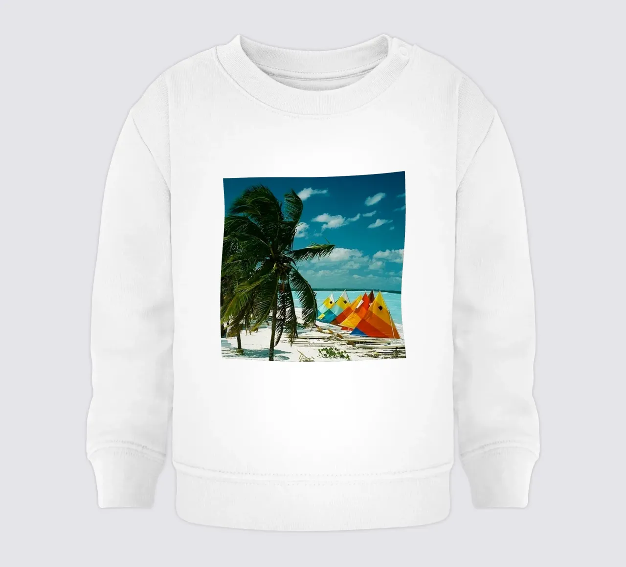 Treasure Cay' felpa neonato da Popo Photograph
