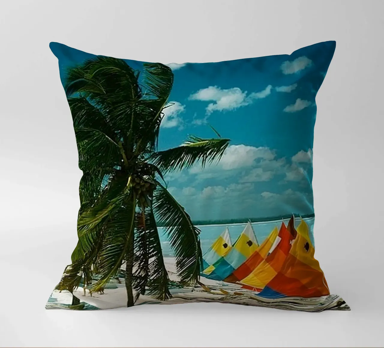 Treasure Cay' cuscino da Popo Photograph