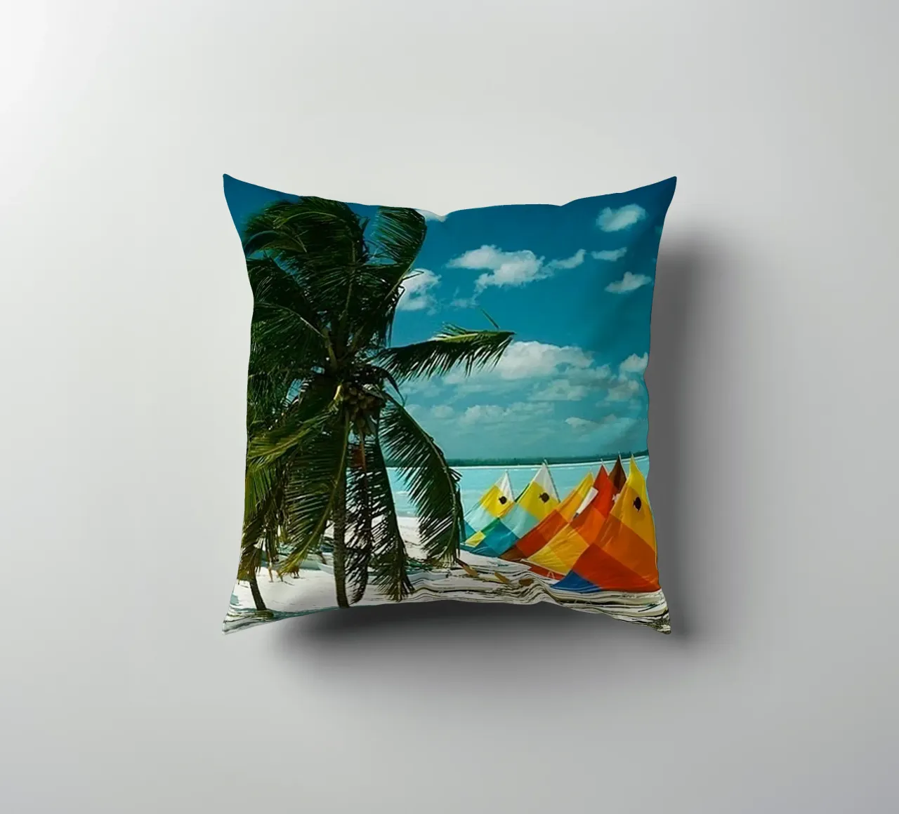 Treasure Cay' cuscino da Popo Photograph