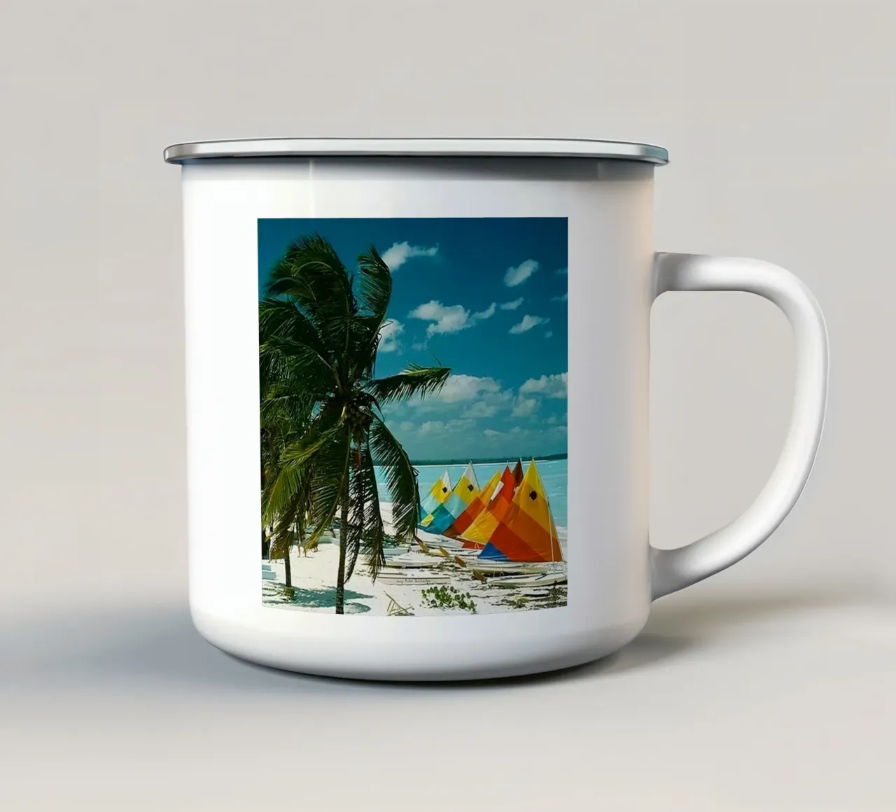 Treasure Cay' tazza in smalto da Popo Photograph