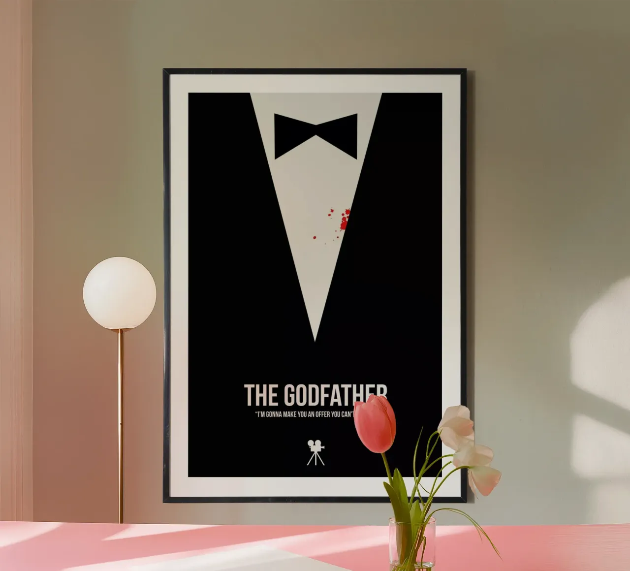 The Godfather poster met kunststof frame van Naxart