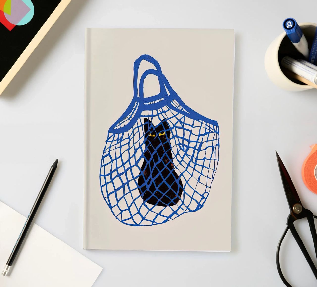 The Cat s In The Bag notebook by Reece Shop