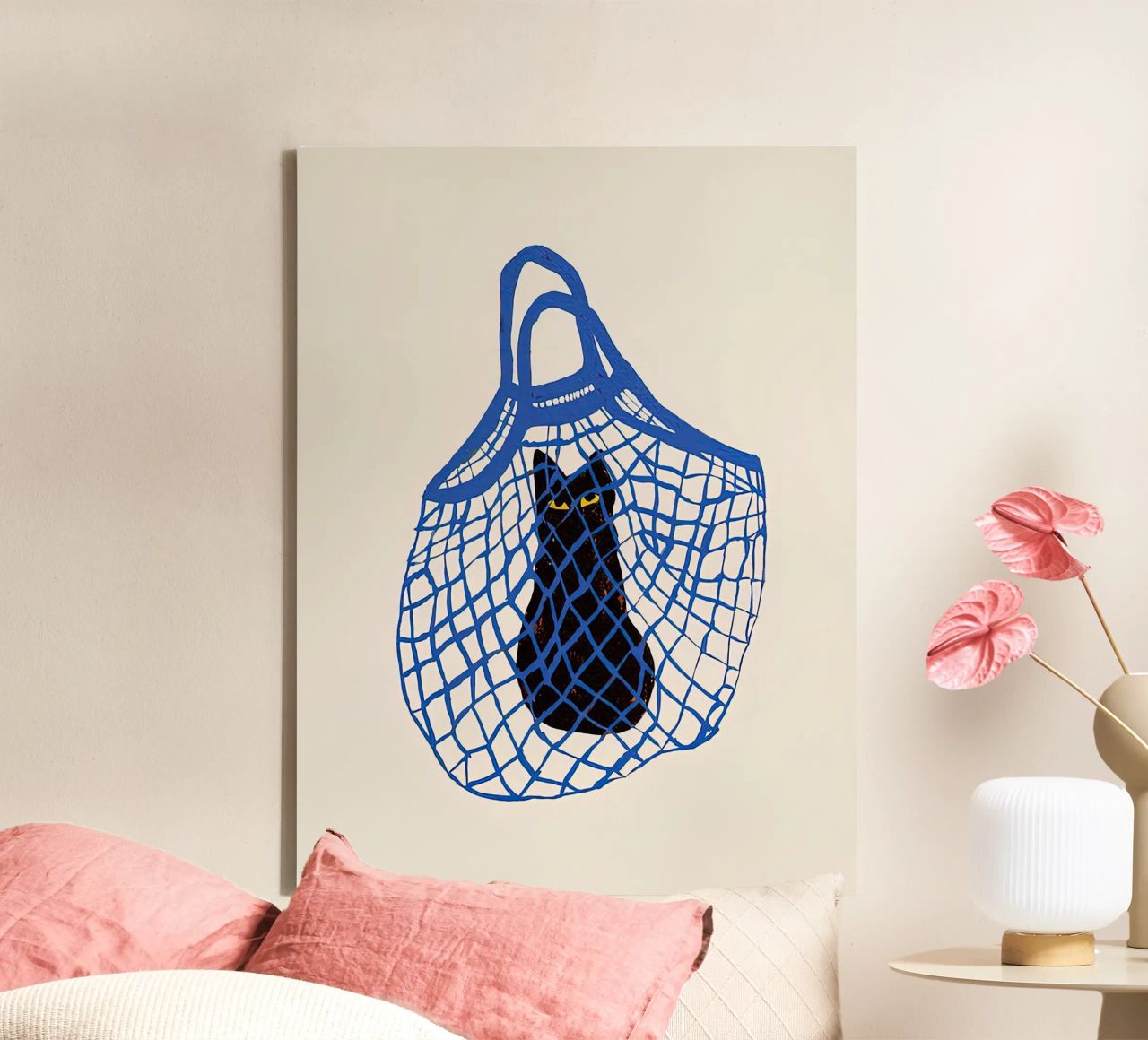 The Cat s In The Bag canvas by Reece Shop