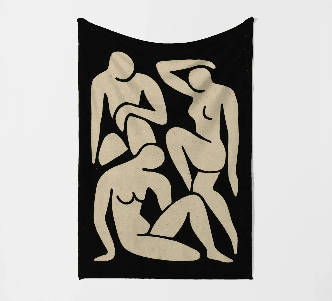 Shape Poem (dark Background) coperta in pile da treechild