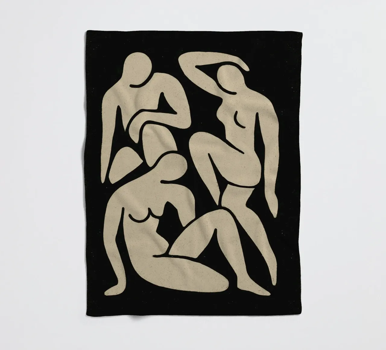 Shape Poem (dark Background) coperta in pile da treechild