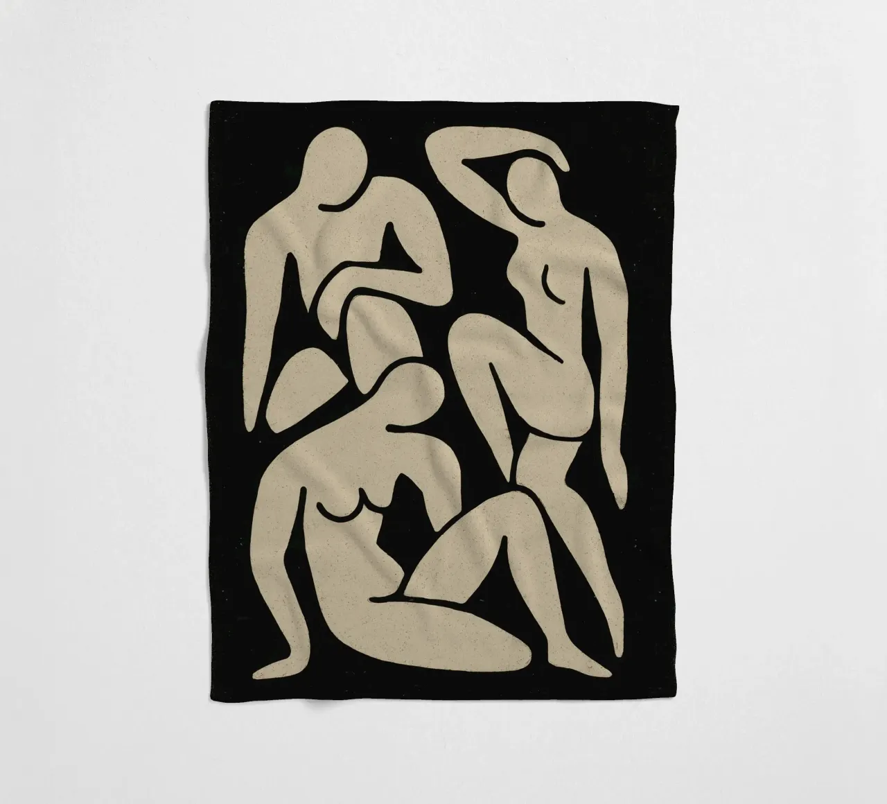 Shape Poem (dark Background) coperta in pile da treechild