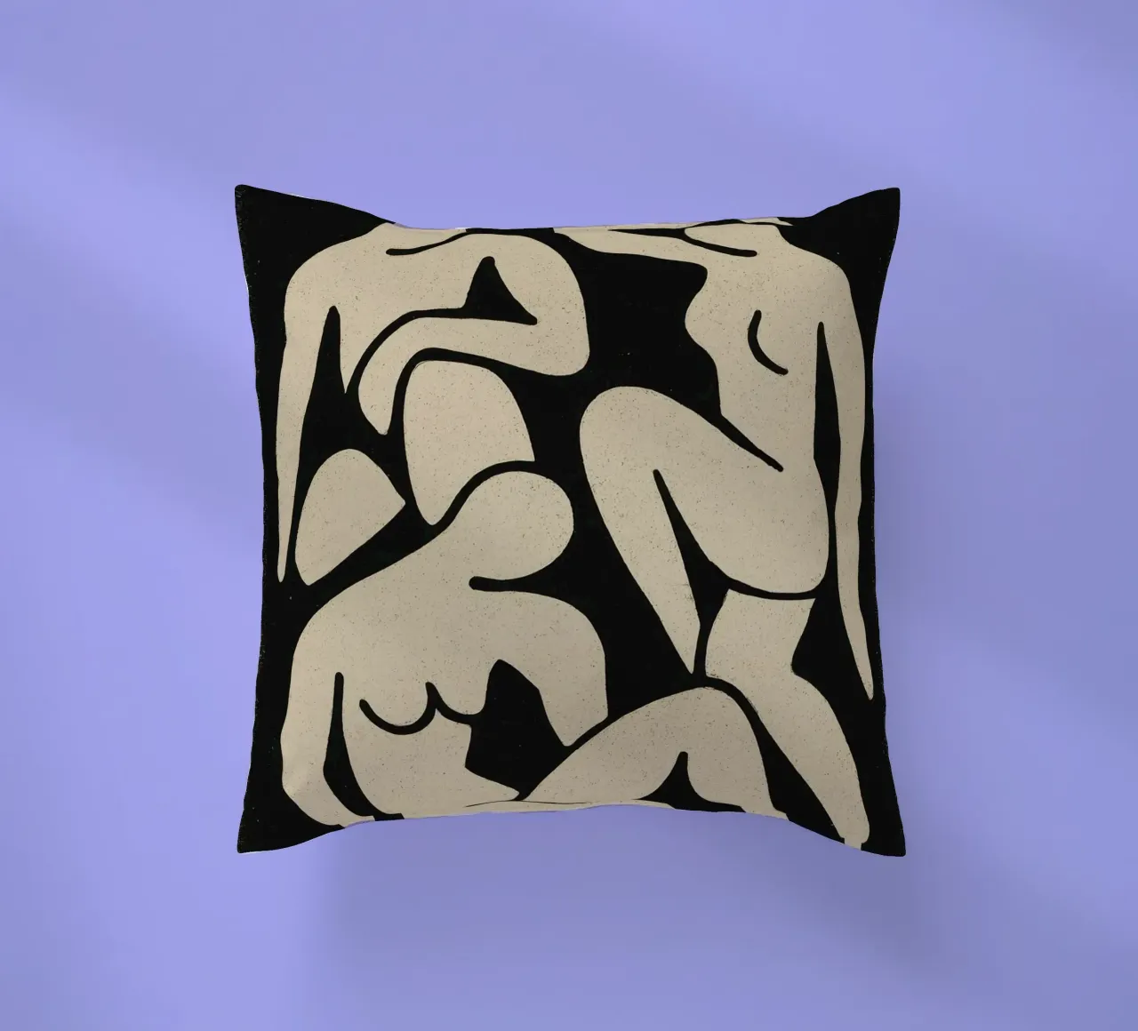 Shape Poem (dark Background) cuscino da treechild