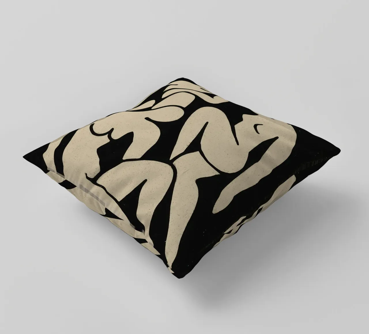 Shape Poem (dark Background) cuscino da treechild