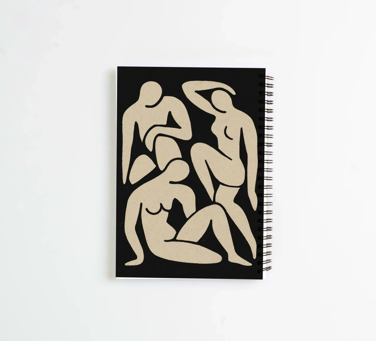 Shape Poem (dark Background) spiral notebook by treechild