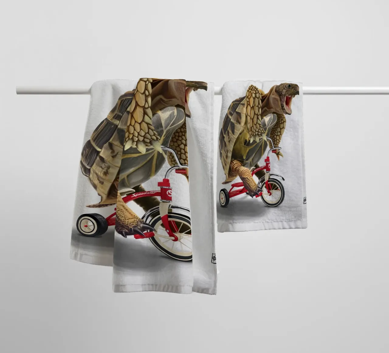 Speedster (Titled) asciugamano da bagno da Rob Art | Illustration