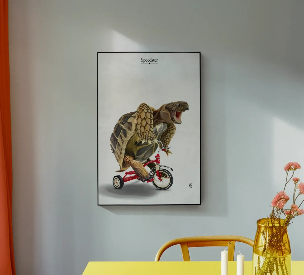 Speedster (Titled) plexiglass da Rob Art | Illustration