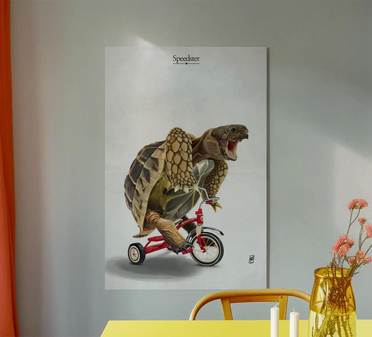 Speedster (Titled) plexiglass da Rob Art | Illustration