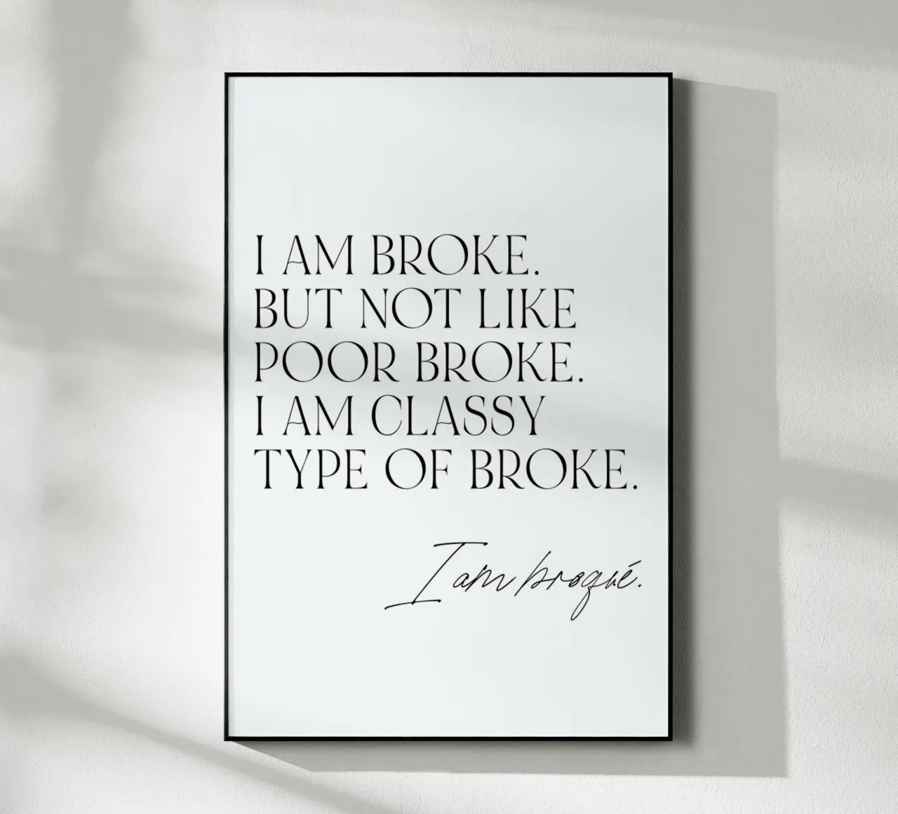 Broqué plexiglas de typealive