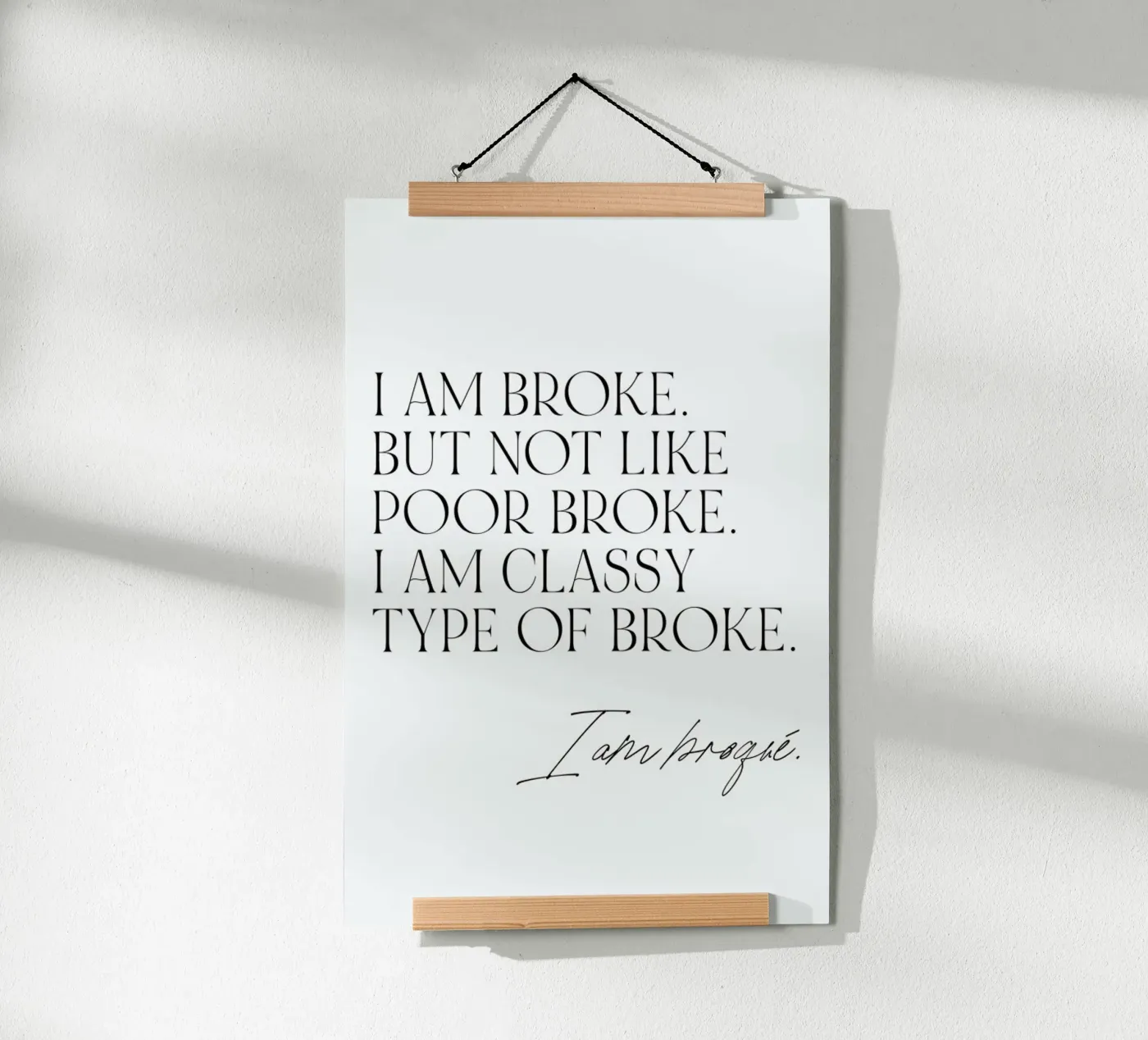 Broqué poster de typealive