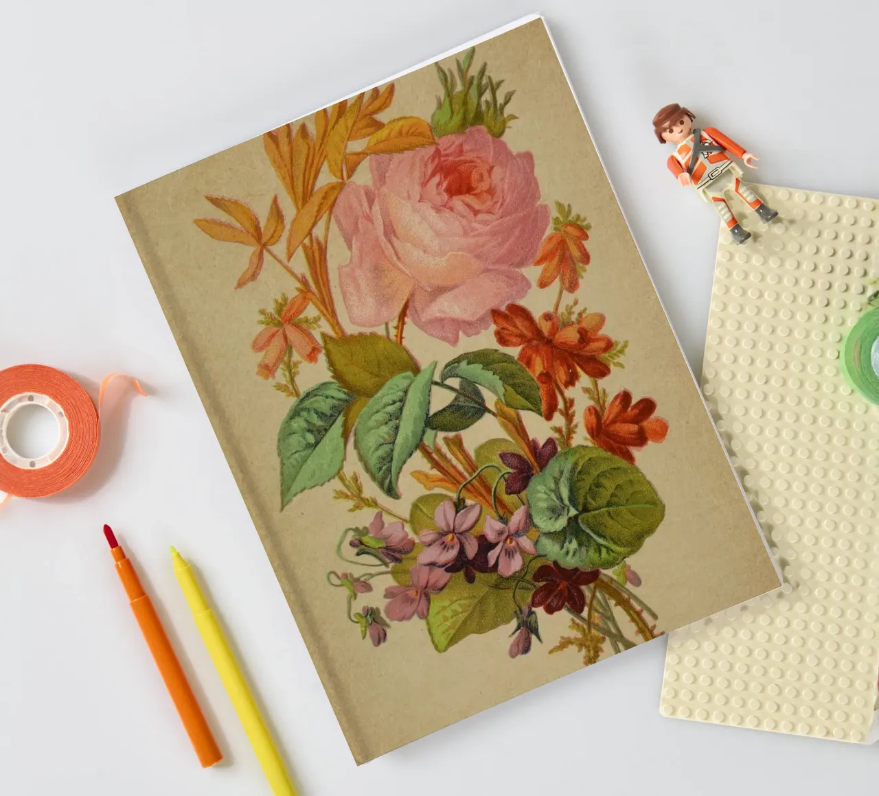 Bouquet no. 1 notebook by vintagebotanics