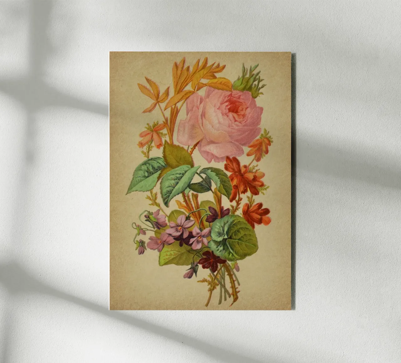 Bouquet no. 1 pannello forex da vintagebotanics
