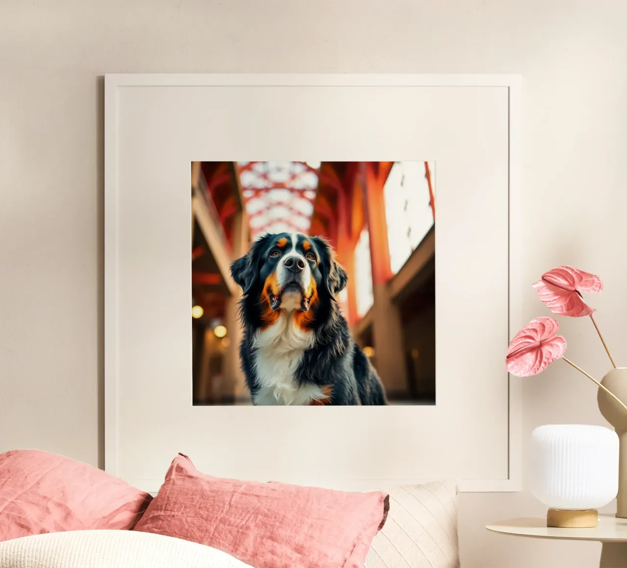 Bellissimo cane da montagna bernese #12 poster da Yumis.Beargang.and.Me