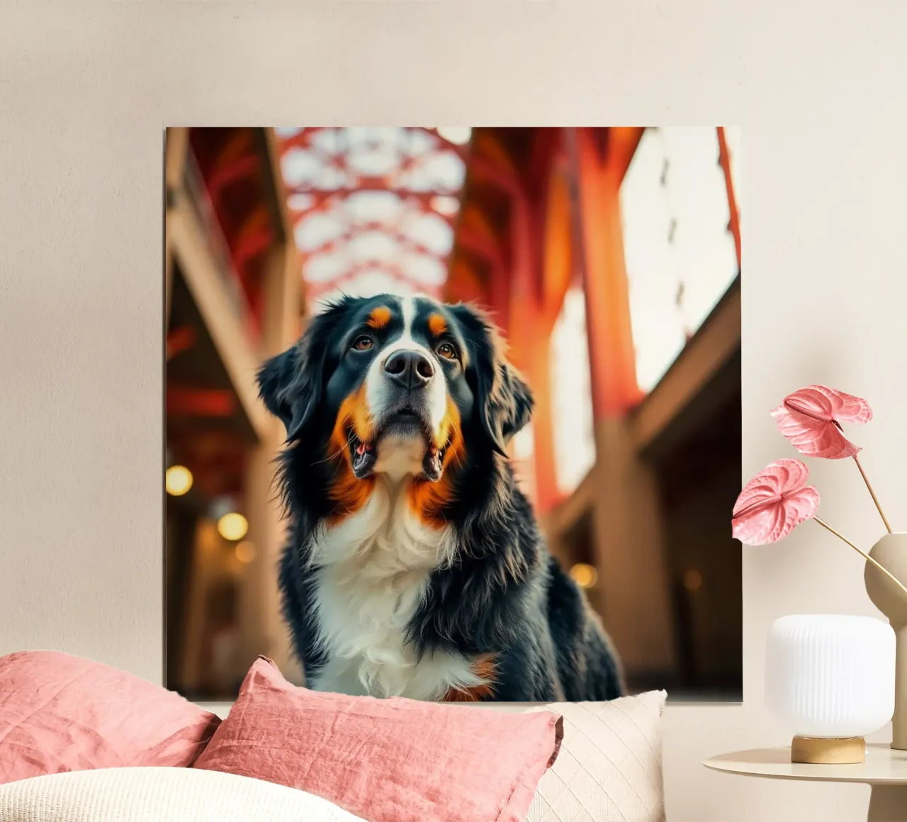 Bellissimo cane da montagna bernese #12 poster da Yumis.Beargang.and.Me