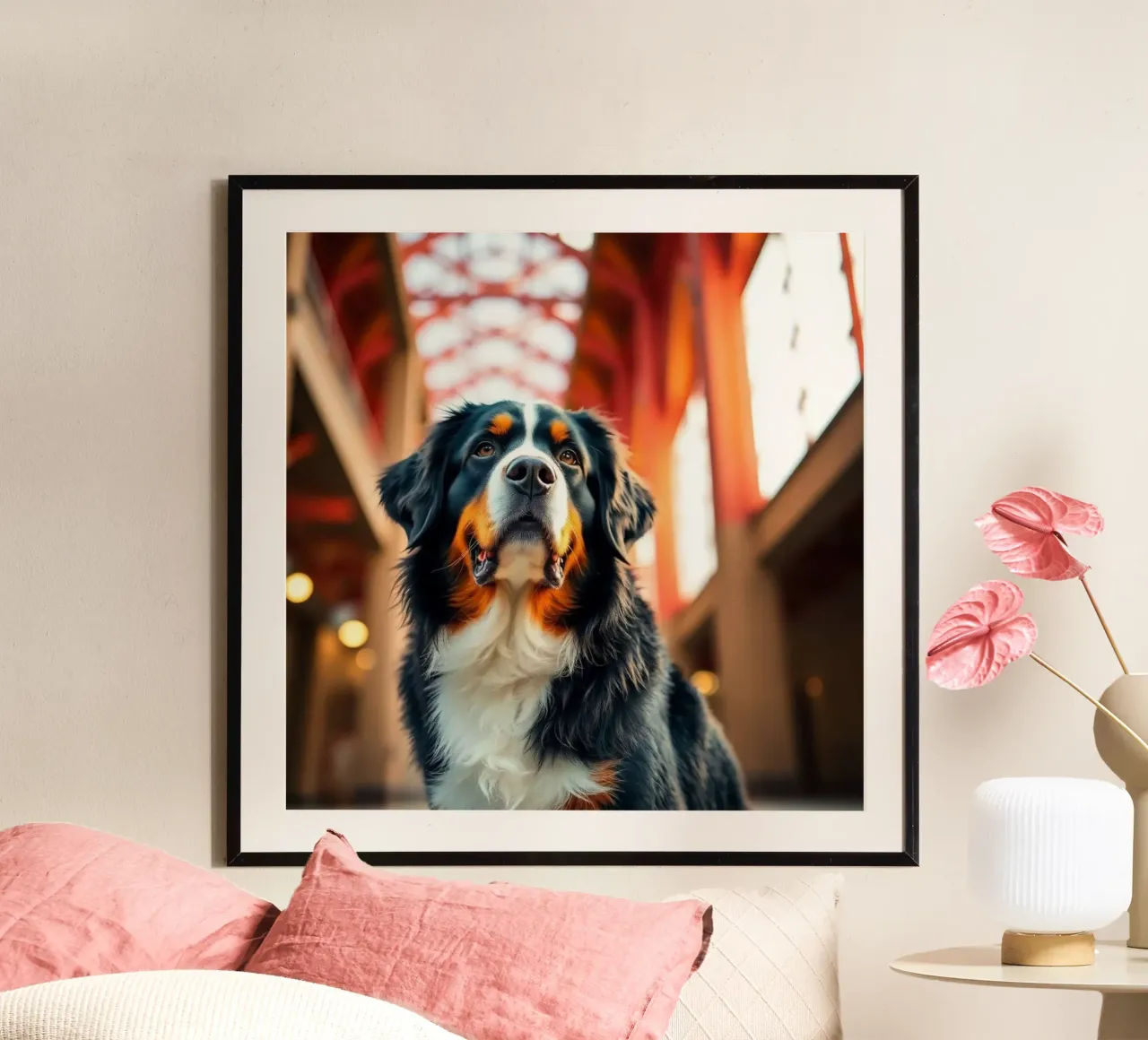 Bellissimo cane da montagna bernese #12 poster da Yumis.Beargang.and.Me