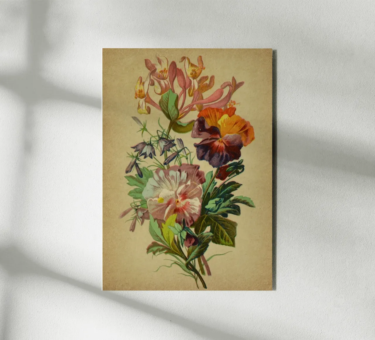 Bouquet no. 2 alluminio dibond da vintagebotanics