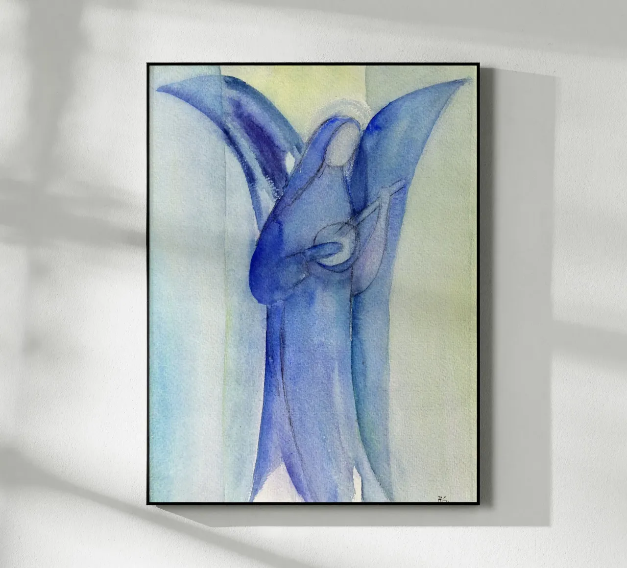 Engel mit Laute plexiglass da Engelbilder