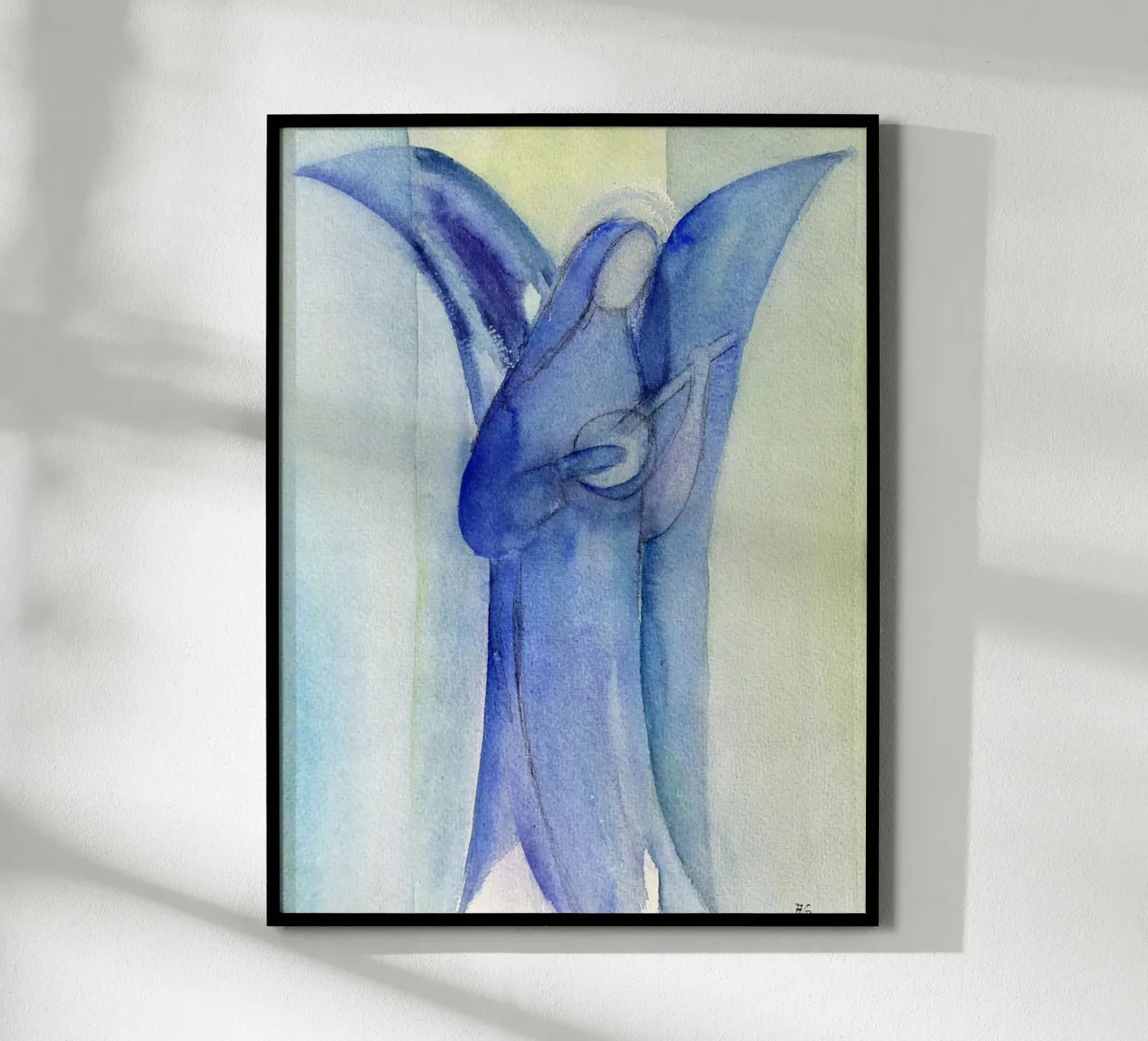 Engel mit Laute poster da Engelbilder