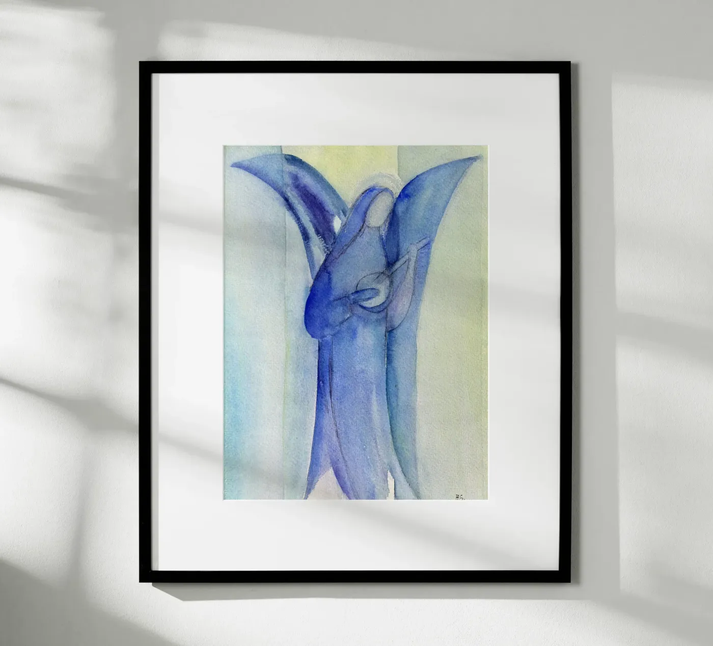 Engel mit Laute poster da Engelbilder