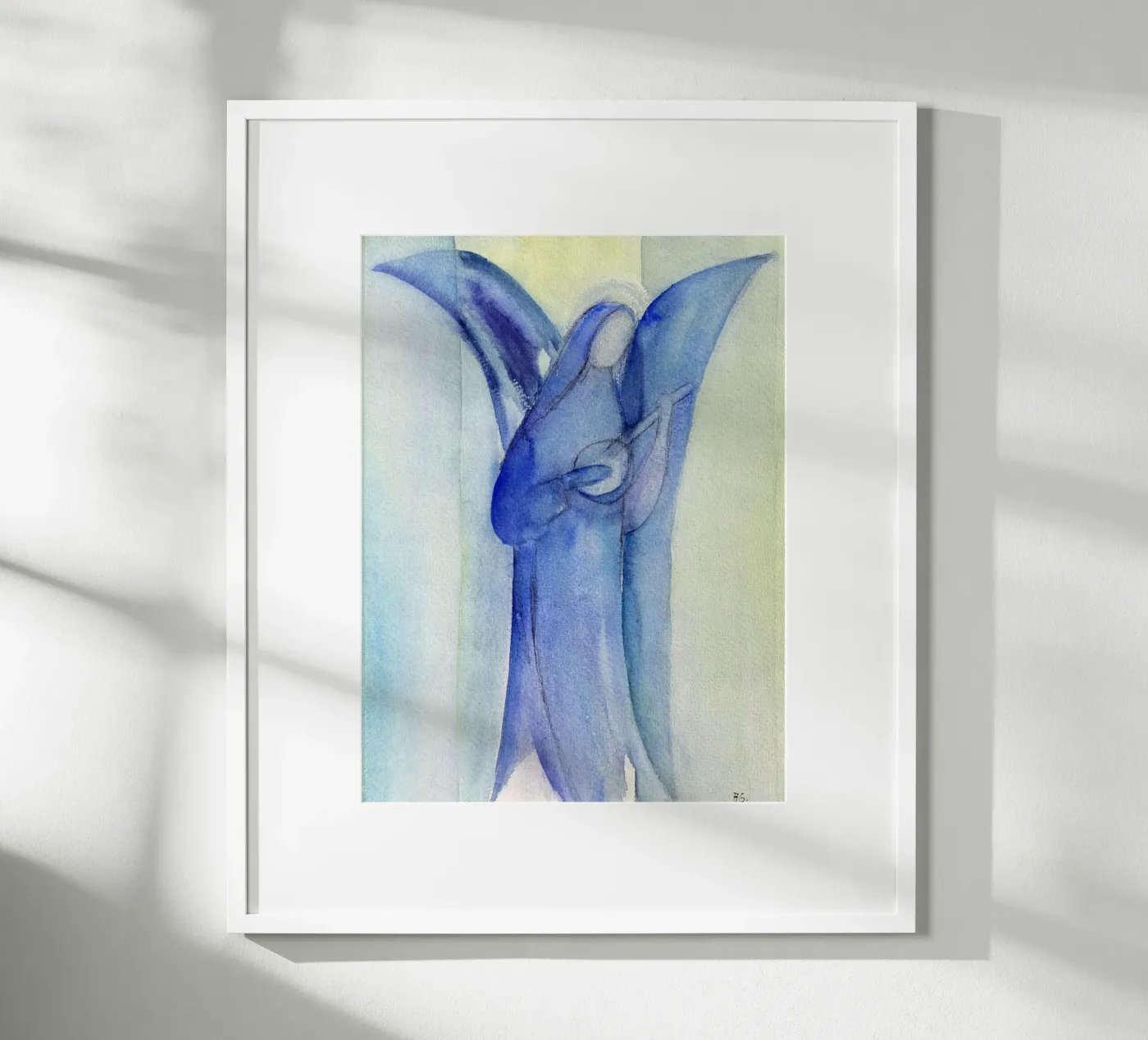 Engel mit Laute poster da Engelbilder