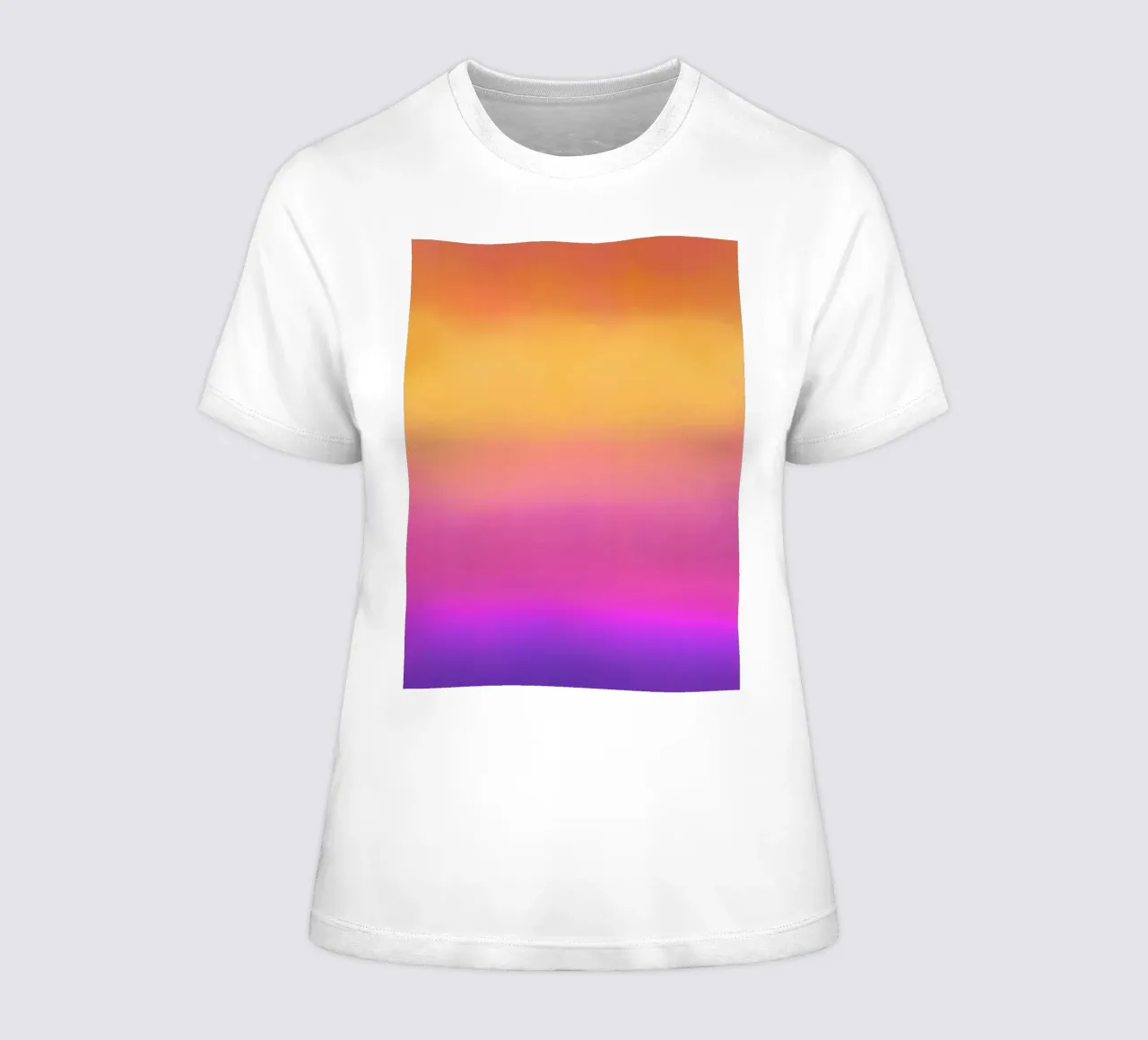Metamorphosis - Gradient Pink Joy women's fitted t-shirt by Petra Lang