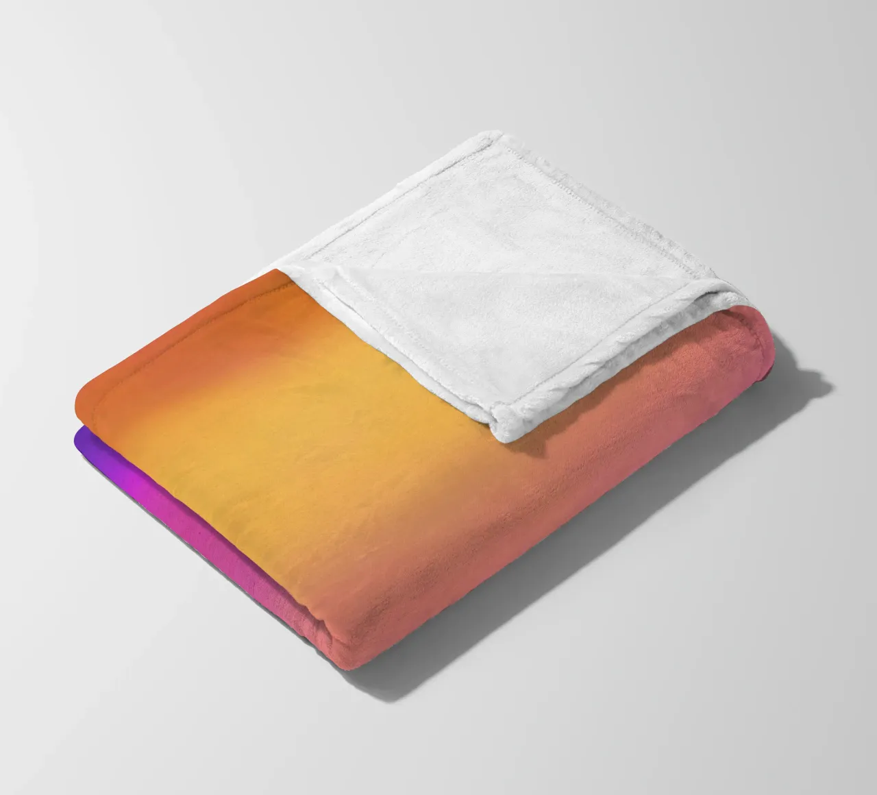 Metamorphosis - Gradient Pink Joy fleece blanket by Petra Lang