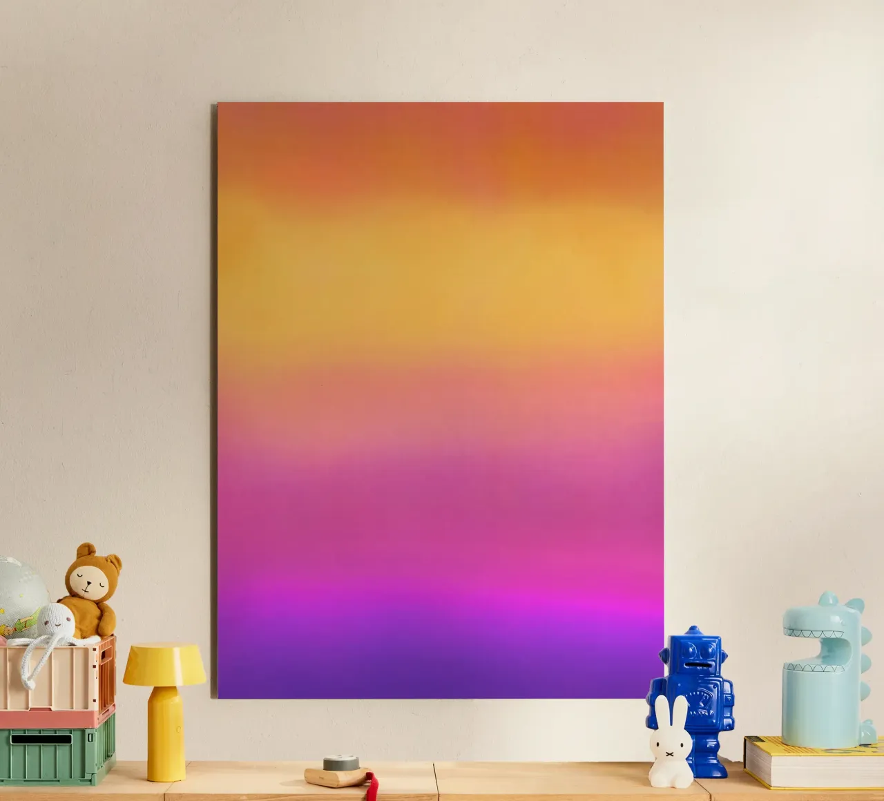 Metamorphosis - Gradient Pink Joy alu-dibond by Petra Lang