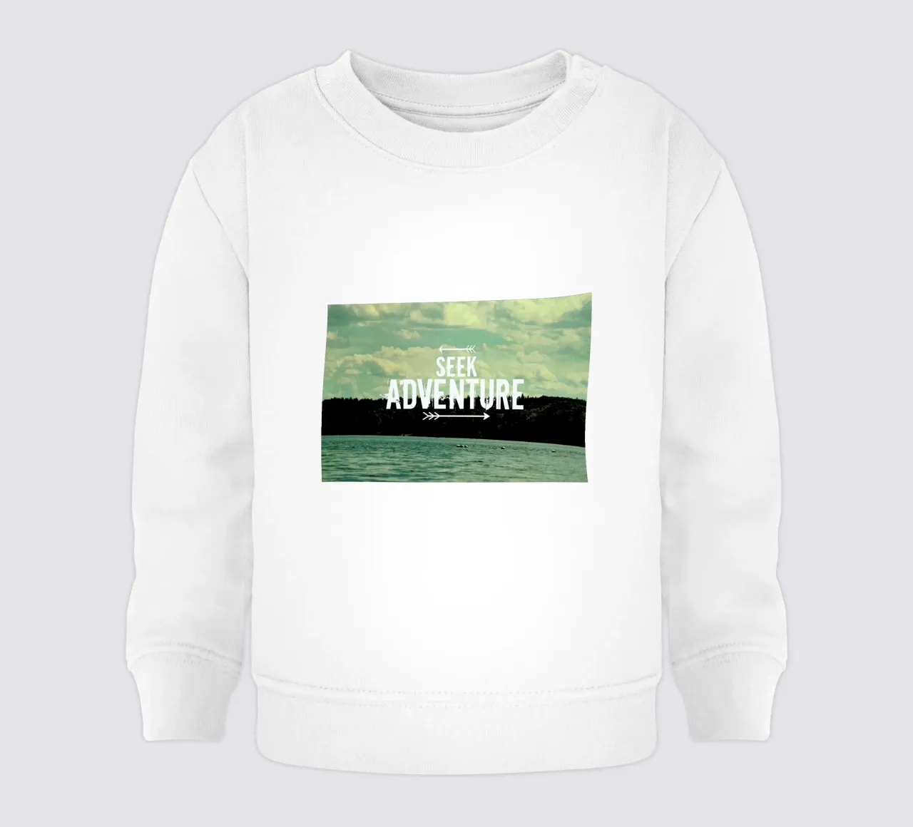 Seek Adventure felpa neonato da Vintage Skies