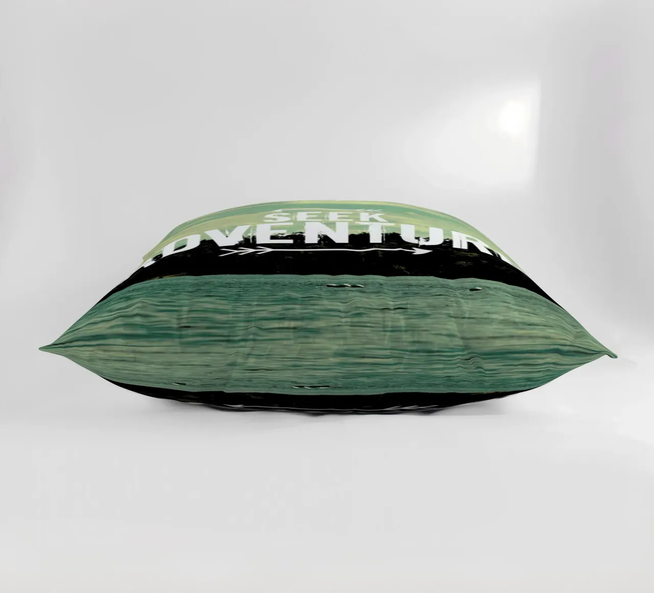 Seek Adventure decorative cushion by Vintage Skies