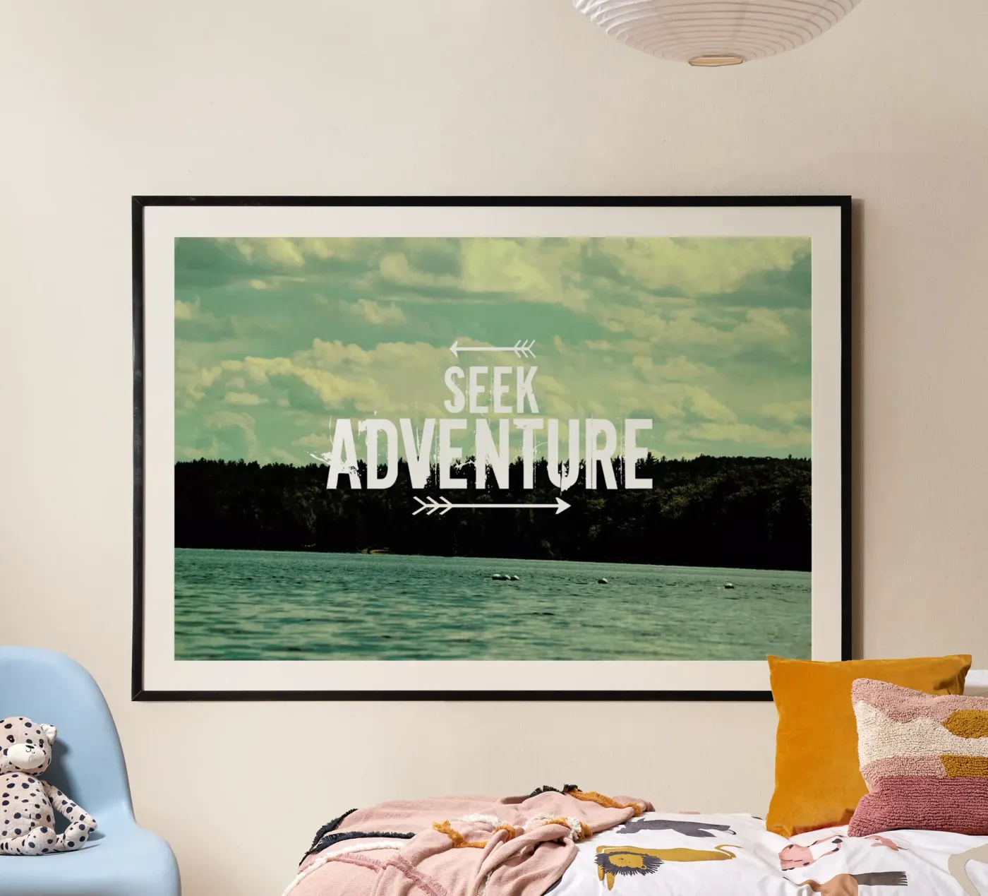 Seek Adventure poster da Vintage Skies