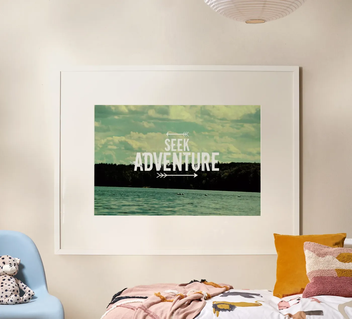 Seek Adventure poster da Vintage Skies