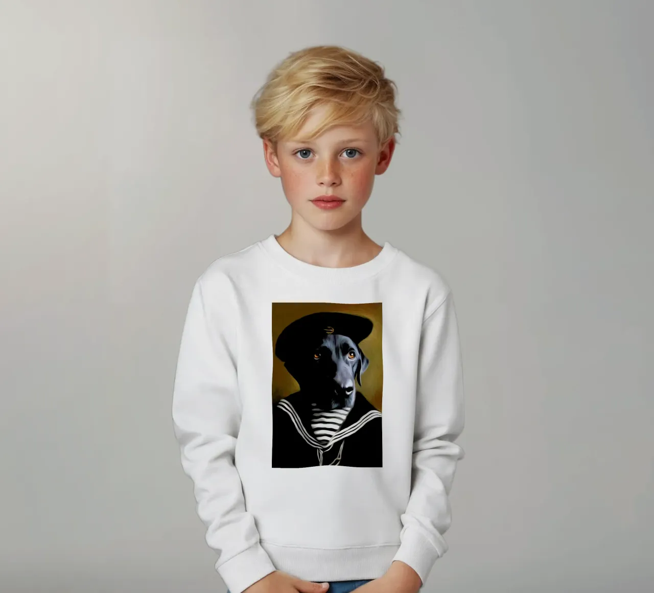 Jip felpa bambino da Tein Lucasson