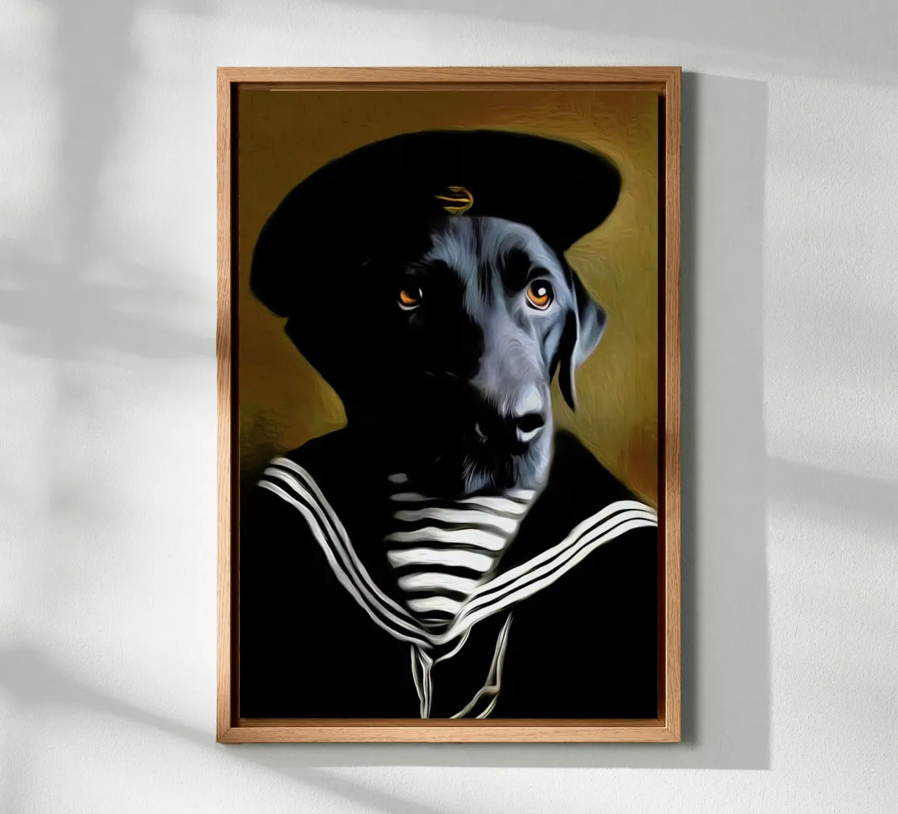 Jip canvas met Baklijst van Tein Lucasson