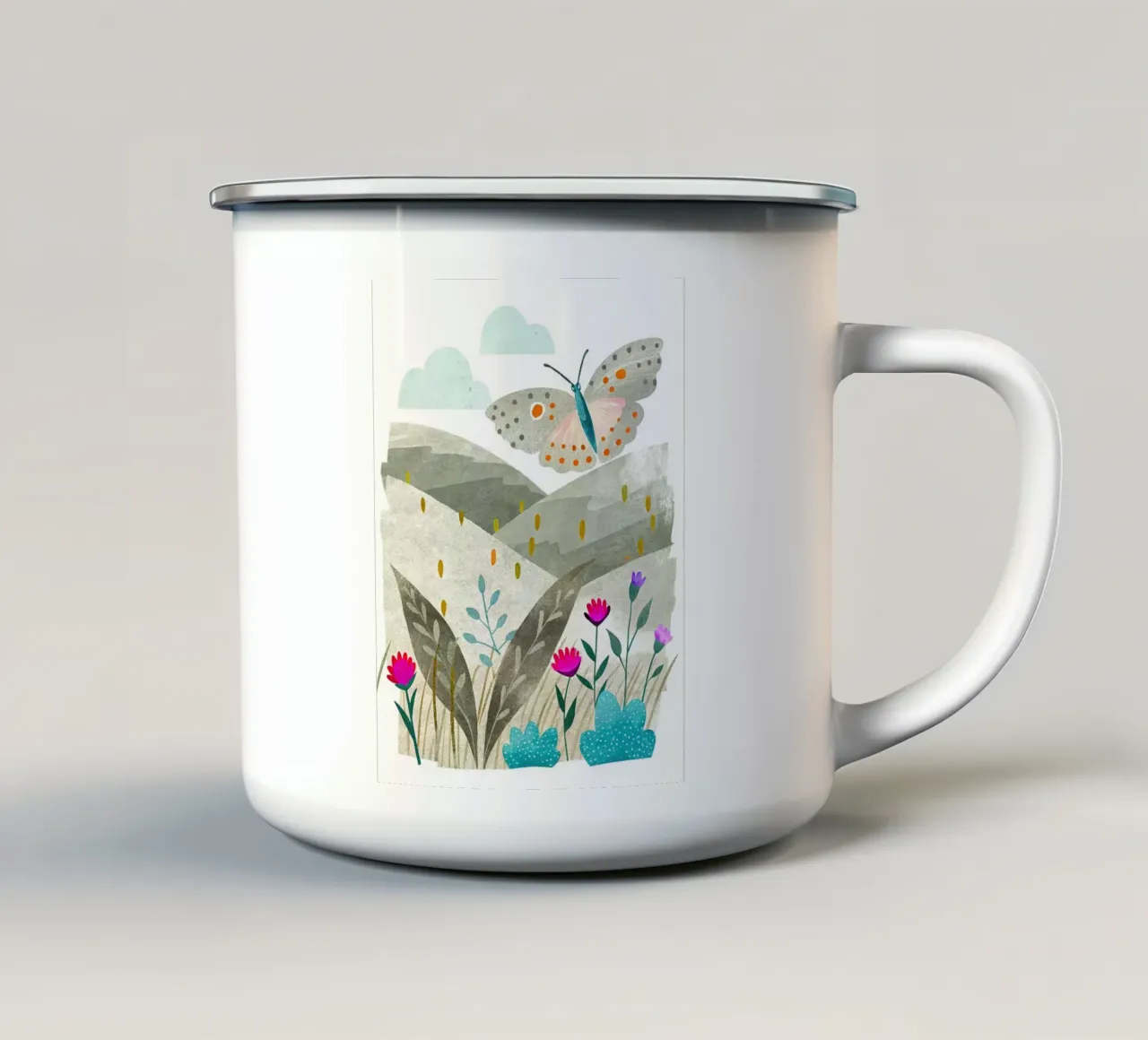 Farfalle tazza in smalto da 🐹 BABY ART PRINTS