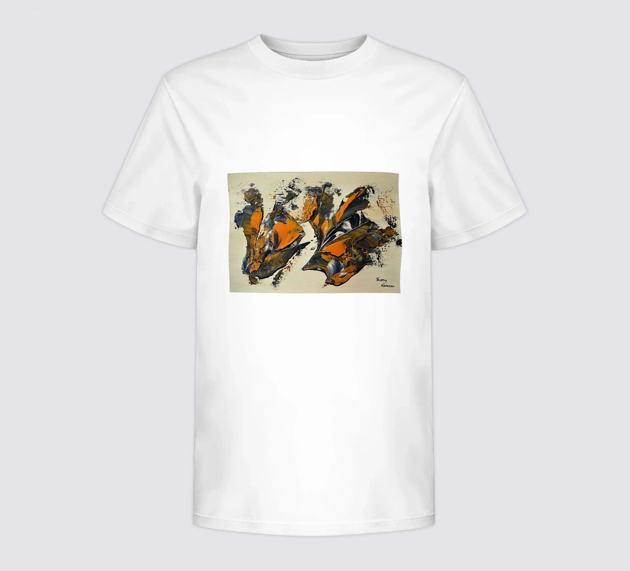MESSAGE FROM THE HEART 23 t-shirt bambini da Thierry Vobmann Abstract painting