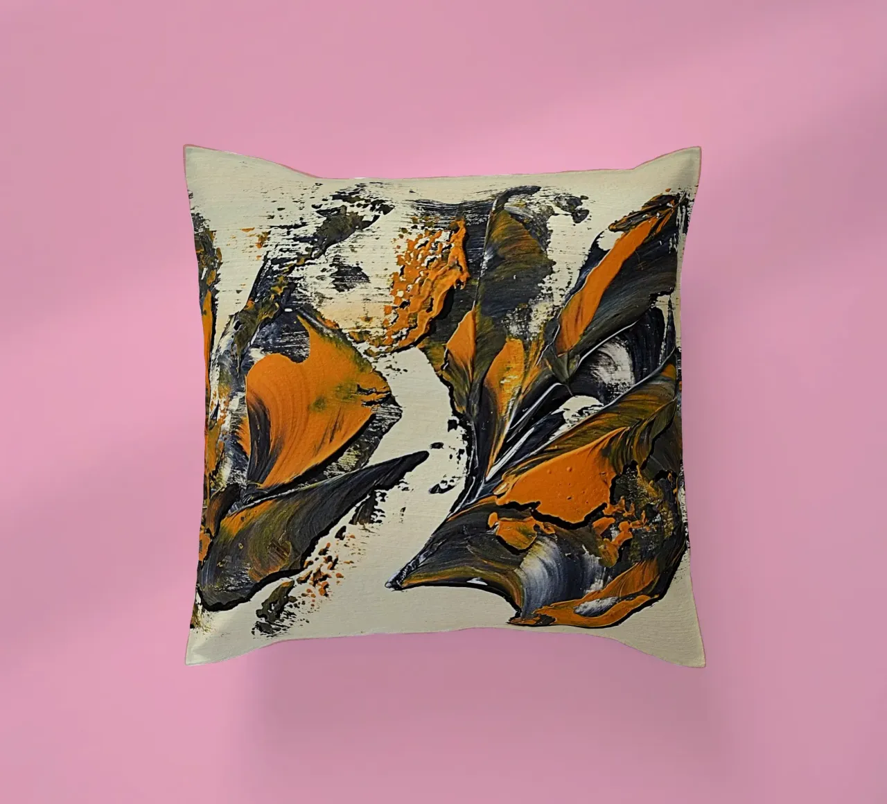 MESSAGE FROM THE HEART 23 cuscino da Thierry Vobmann Abstract painting