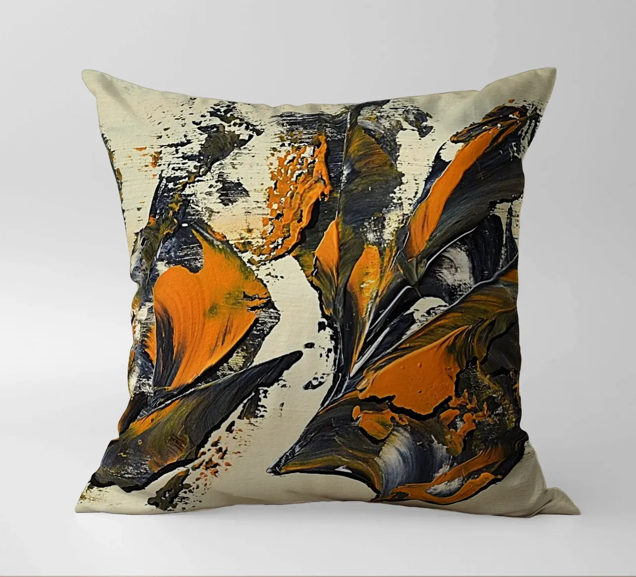 MESSAGE FROM THE HEART 23 cuscino da Thierry Vobmann Abstract painting