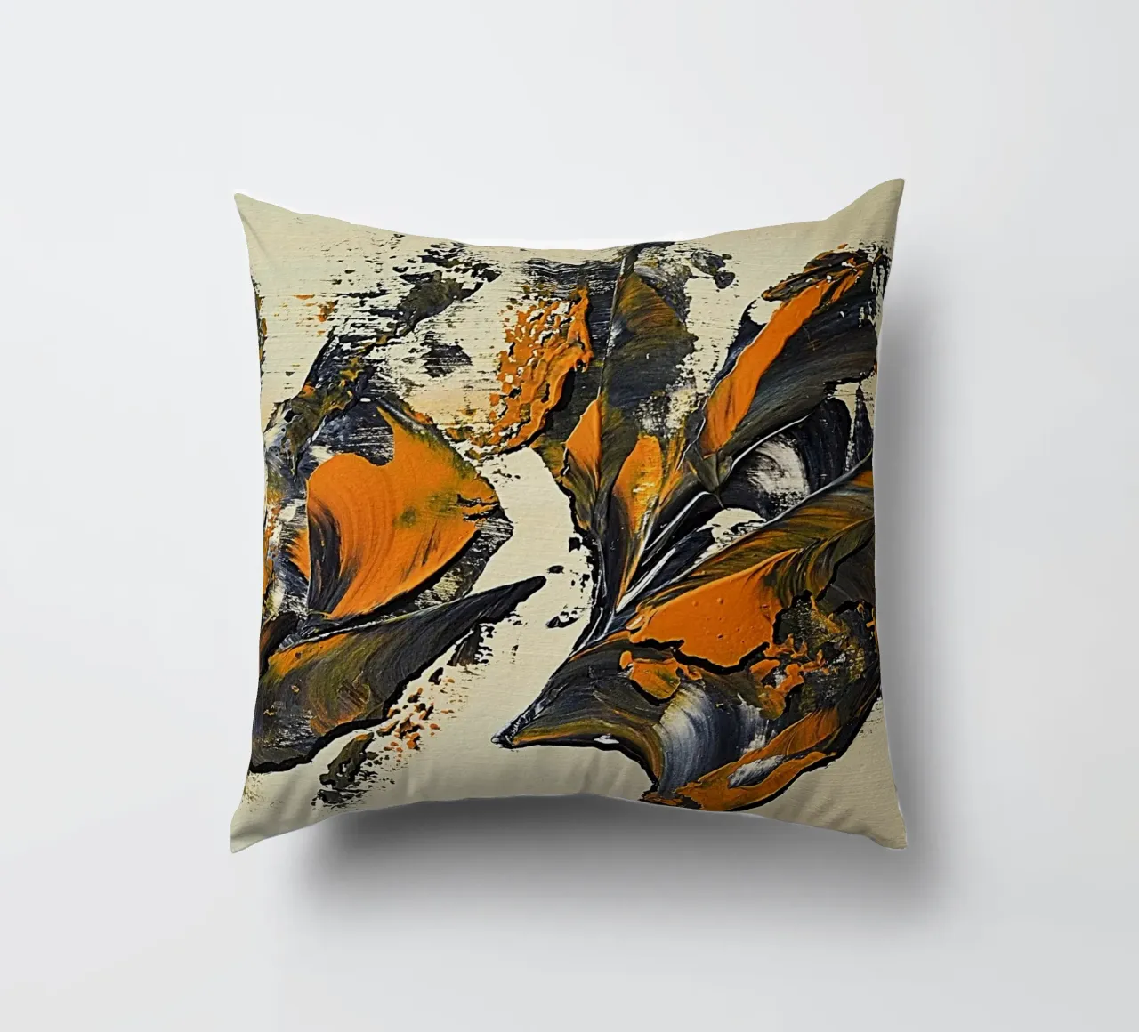 MESSAGE FROM THE HEART 23 cuscino da Thierry Vobmann Abstract painting