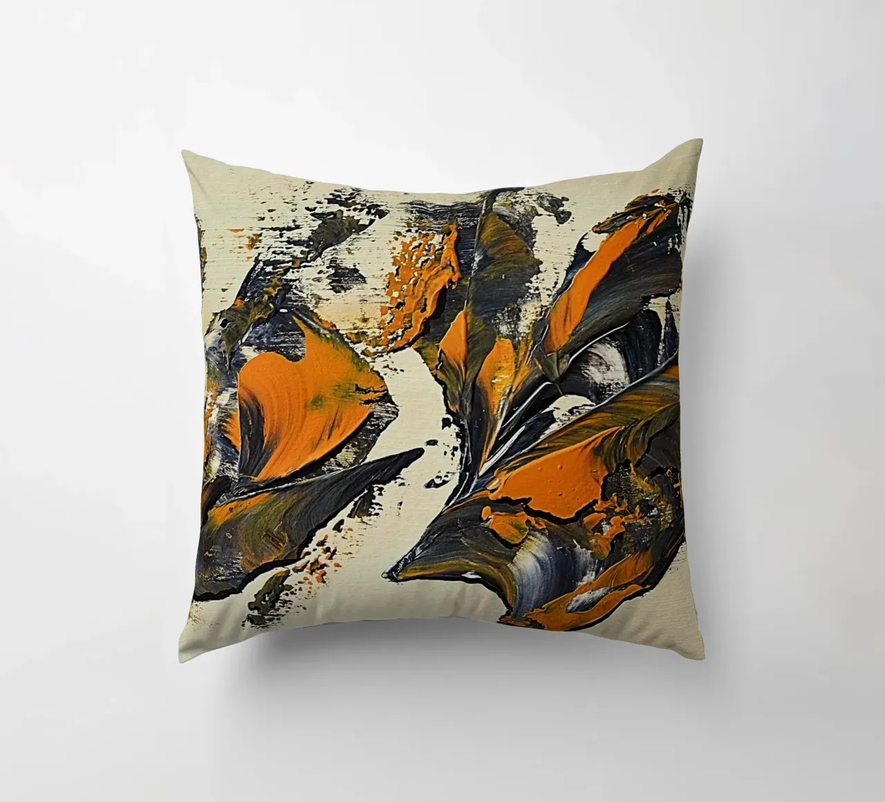 MESSAGE FROM THE HEART 23 cuscino da Thierry Vobmann Abstract painting