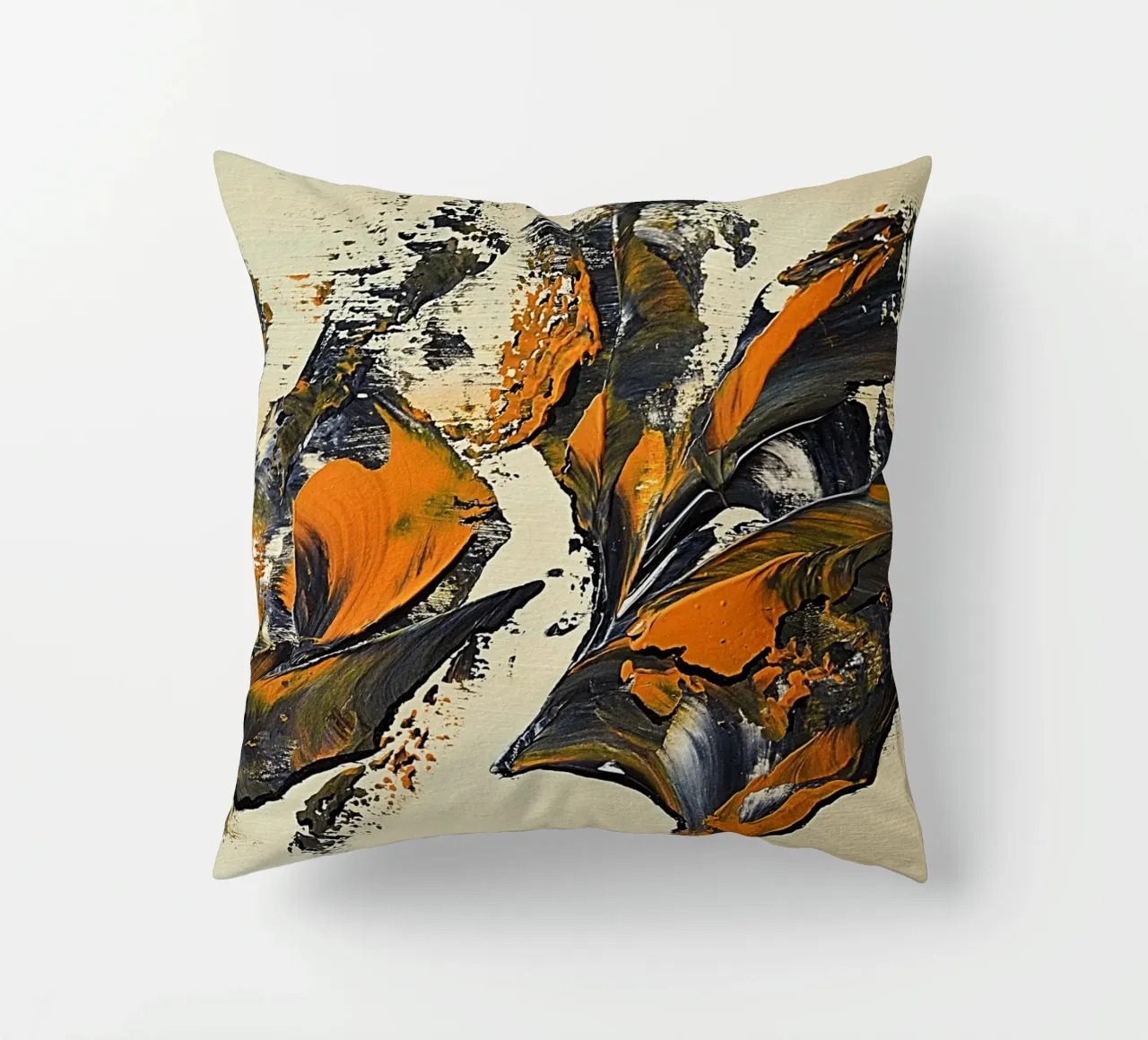 MESSAGE FROM THE HEART 23 cuscino da Thierry Vobmann Abstract painting