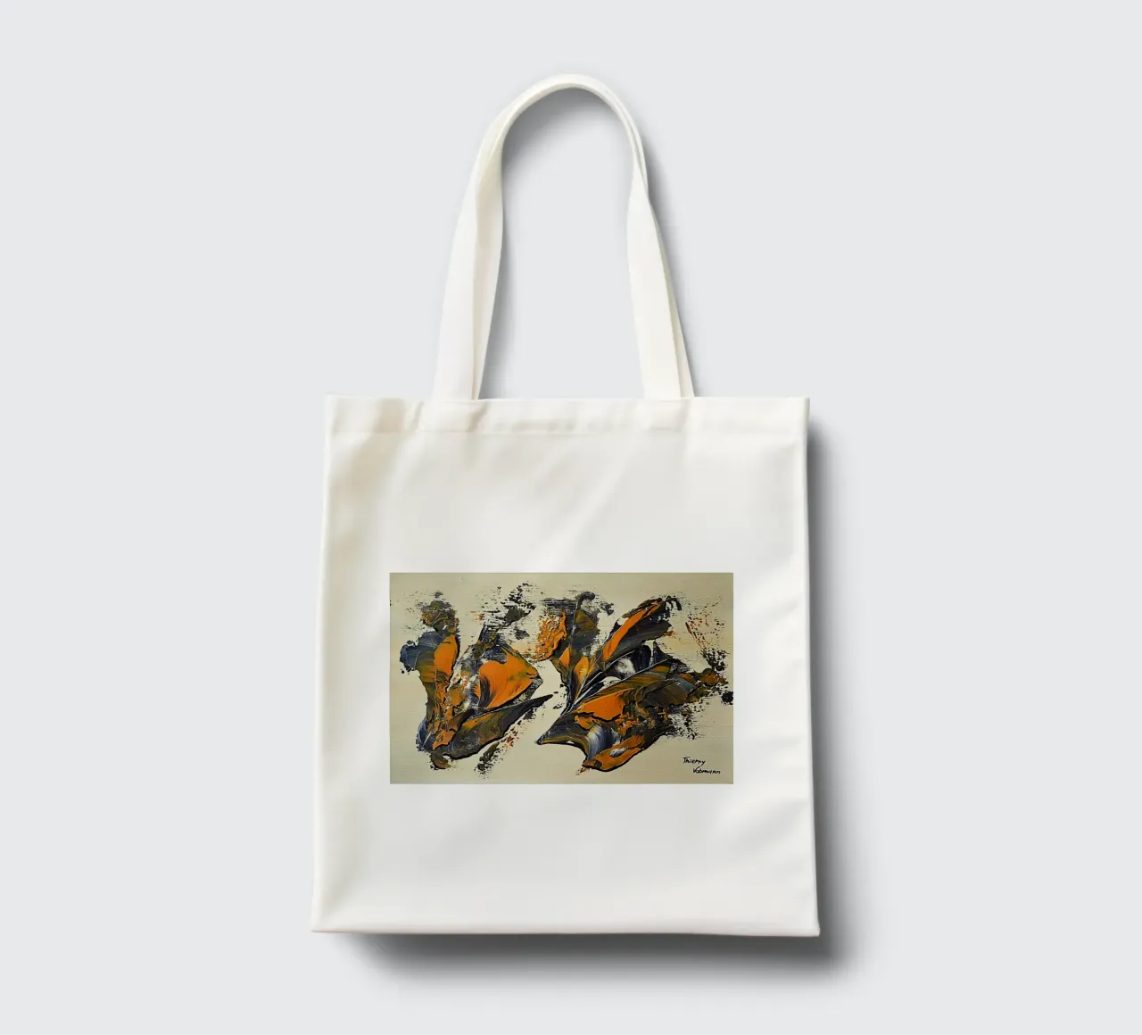 MESSAGE FROM THE HEART 23 tote bag de Thierry Vobmann Abstract painting