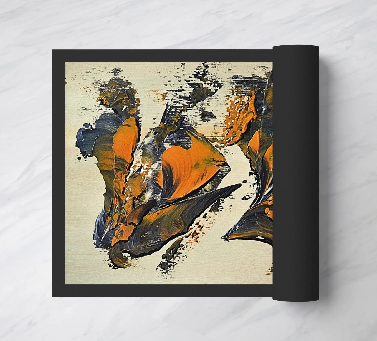 MESSAGE FROM THE HEART 23 zerbino da Thierry Vobmann Abstract painting