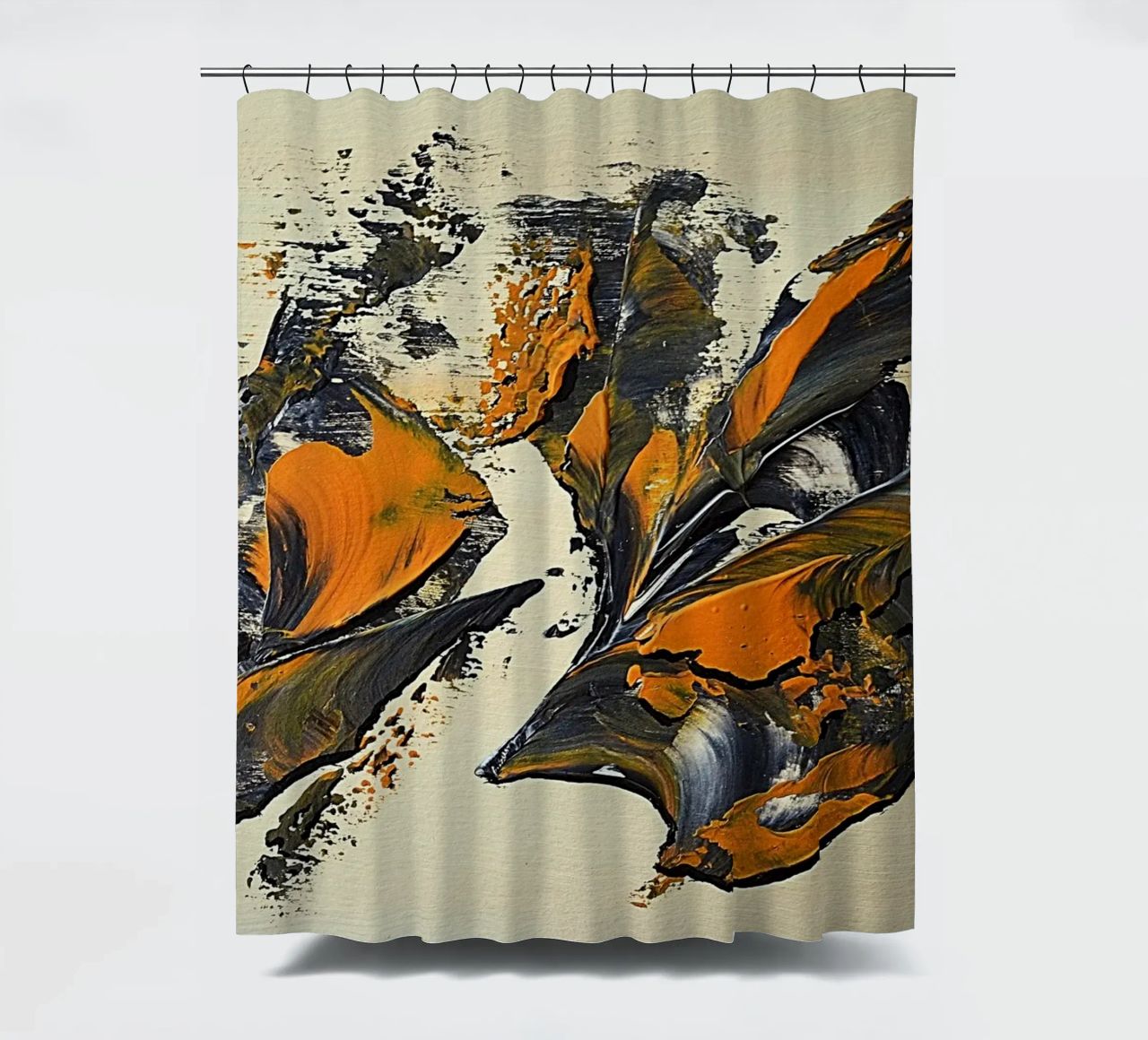 MESSAGE FROM THE HEART 23 tenda da doccia da Thierry Vobmann Abstract painting