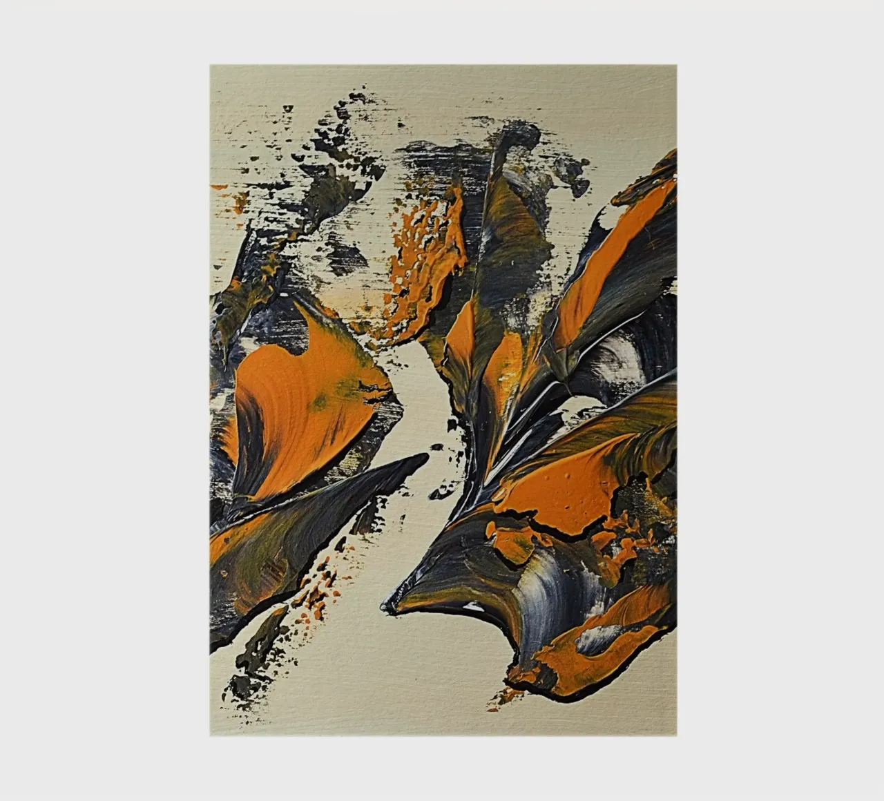 MESSAGE FROM THE HEART 23 cuaderno de Thierry Vobmann Abstract painting