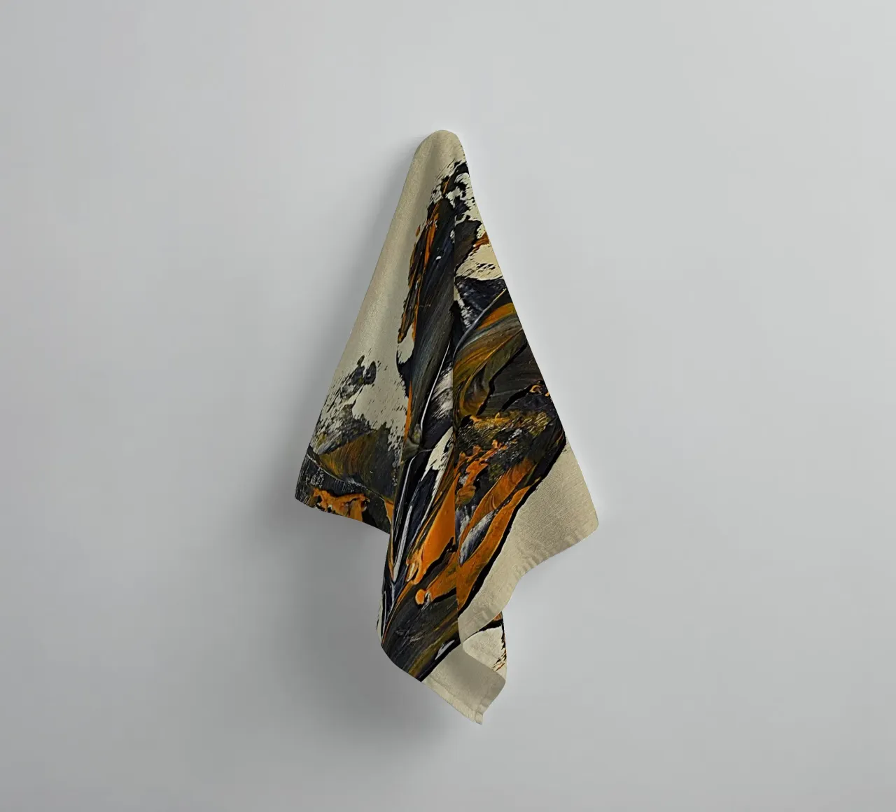 MESSAGE FROM THE HEART 23 asciugamano da bagno da Thierry Vobmann Abstract painting