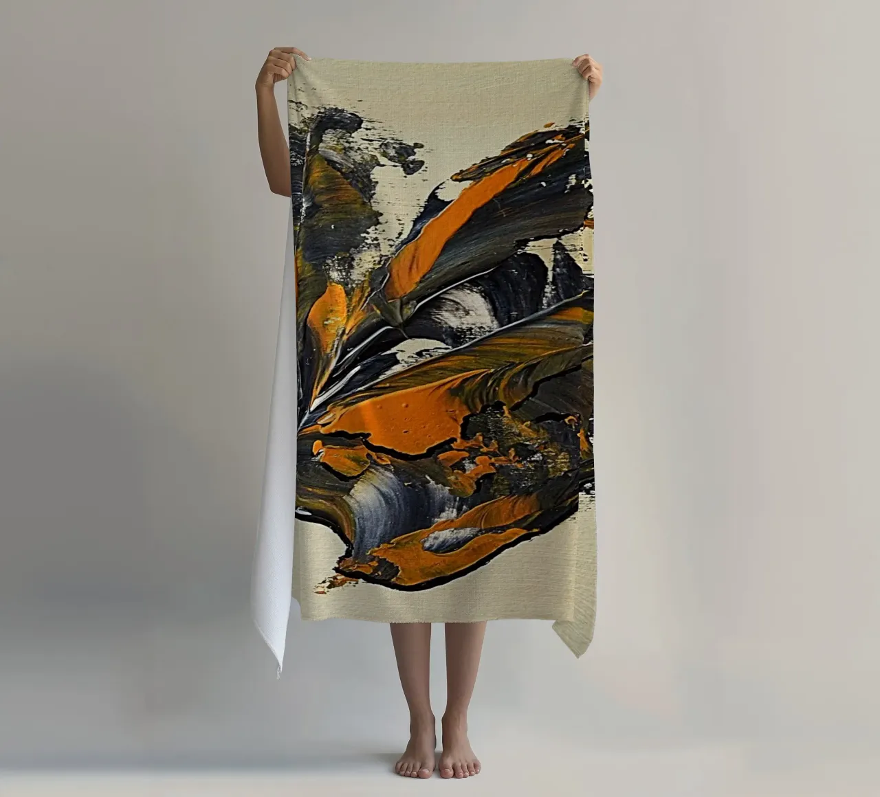 MESSAGE FROM THE HEART 23 telo mare da Thierry Vobmann Abstract painting